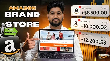 how to create amazon brand store & images | free amazon storefront course for beginners