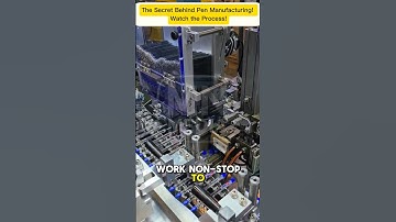 The Secret Behind Pen Manufacturing! Watch the Process!