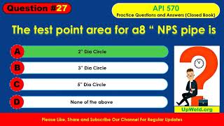41 update to API 570 Exam Type Questions and Answers #viralvideo