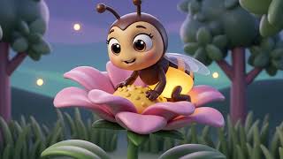 Buzzy Meets a Sleepy Flower 🌸✨ | Episode 2 | Cute Firefly Cartoon for Kids | RhymeBaby screenshot 5