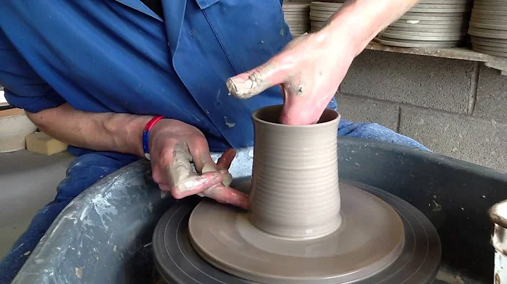 How to throw a straight mug on a pottery wheel