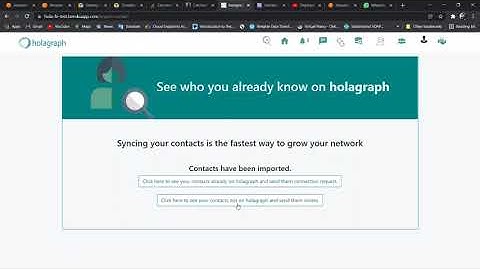 Import contacts demo