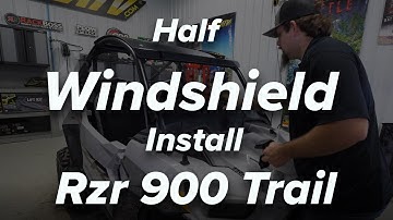 How to Install a SuperATV Half Windshield on a Polaris Rzr Trail 900/S 900/S 1000