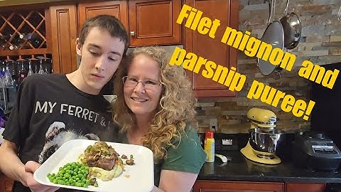 Filet Mignon and Parsnip Puree!  #travelvlog #recipe #cookingvideo