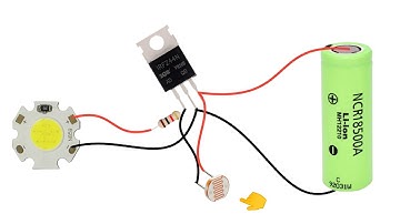 LDR Sensor Circuit Banaye || Automatic ON/OFF Circuit Use IRFZ44N 