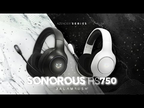 Headsets blanco y negro Balam Rush - SONOROUS HS750