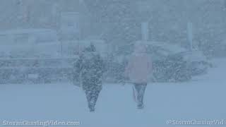 Surprise Winter Storm Hits Rice Lake, WI - 2/28/2021