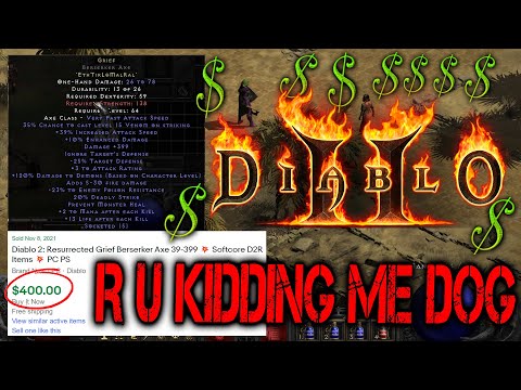 Diablo 2 Resurrected Items That SOLD FOR CRAZY PRICES on eBay!!