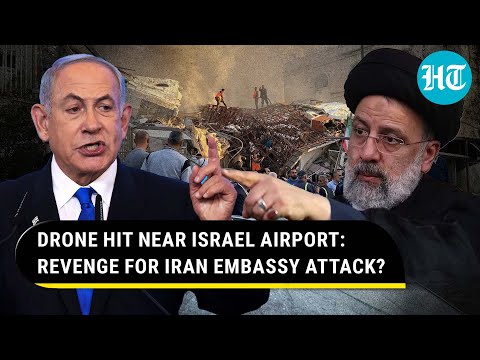 Iran Begins Revenge? Drone Hit 200m From Israel Airport, Impact In Jordan | Syria Embassy Attack