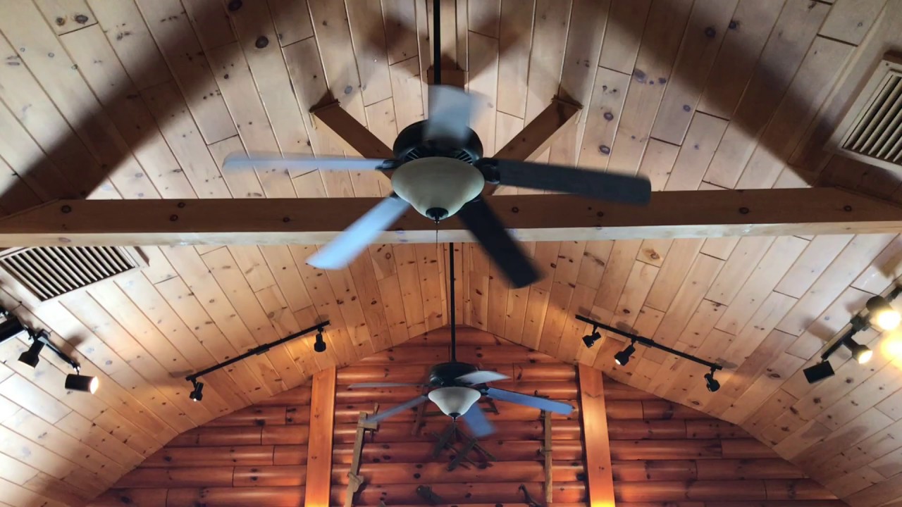 2 Harbor Breeze Glenwood S And 3 Harbor Breeze Sienna Ceiling Fans At A Wood Lumber Company