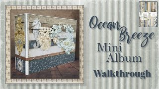 Ocean Breeze Mini Album Walkthrough ( using my own new paper collection Ocean Breeze !!!)