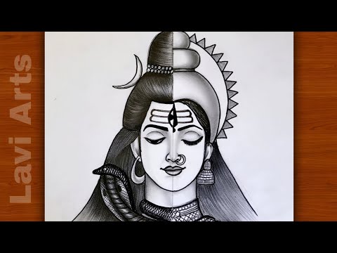 LORD SHIVA PENCIL DRAWING EASY | Step By Step | MAHADEV DRAWING | Mahadev  Sketch Easy - YouTube