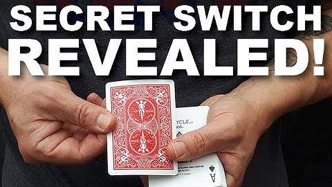 Learn How Expert Magicians Switch Cards | Amazing Card Trick Revealed