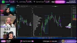 Live Futures Trading | London & New York Session | Prop Firm Match TV