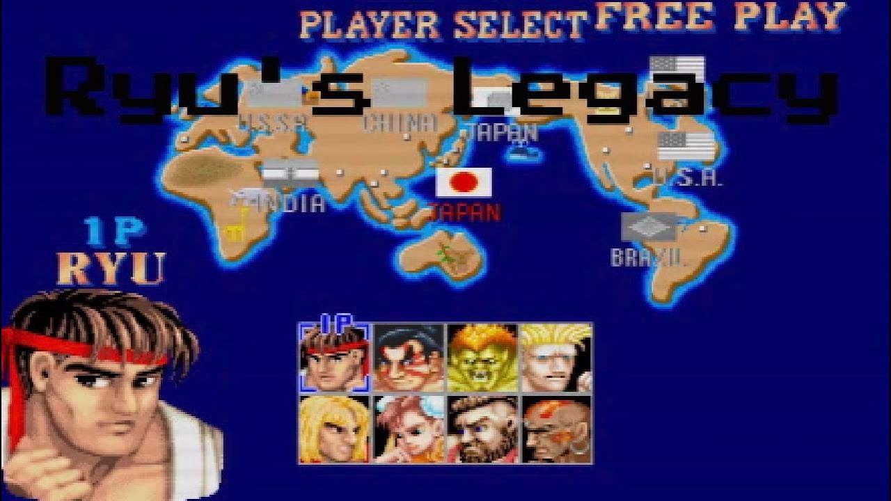The Story of Ryu Street Fighter 2 The World Warrior - YouTube