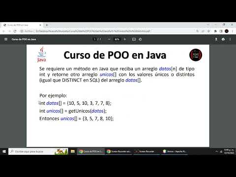 Método que obtiene valores únicos de un arreglo | Curso de POO en Java