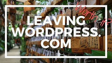 Change from wordpress.com to self host. (experience sharing)