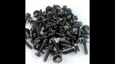 Bulong lục giác ngoài long đền màu đen |  Sản phẩm phân phối toàn quốc