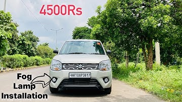 Maruti Suzuki WagonR Fog Lamp Installation