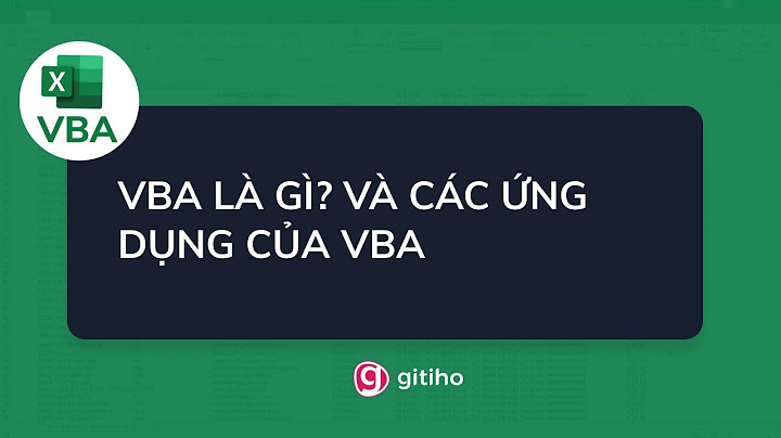 Lập trình vba trong excel là gì năm 2024