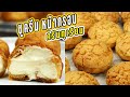 คุ๊กกี้ชูครีม ไส้ครีมทุเรียน หอมละมุน หวานมัน อร่อยมาก  Durian Choux Cream/  [Cream Puffs]