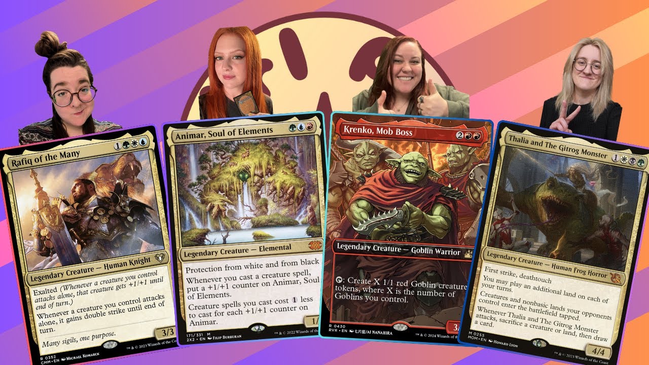 PLAYING KRENKO ALL WRONG + ANIMAR RIPS!  - EDH Gameplay! - GirlPod vs mtgdemonictutor vs KPMTG! thumbnail