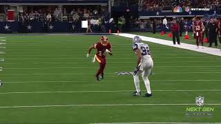 Redskins Next Gen Stats: Grant's TD vs. Cowboys