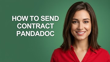 How to Send Contract Pandadoc - AshleyHowTo