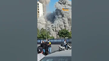 Video Shows Israeli Strike Collapse Multi Storey Building In Beirut Al Jazeera Newsfeed 