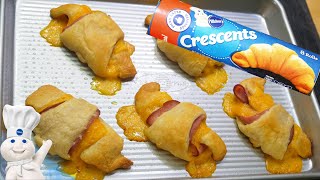 How to make Ham and Cheese Crescent Roll-Ups | Pillsbury Crescent Rolls Recipe