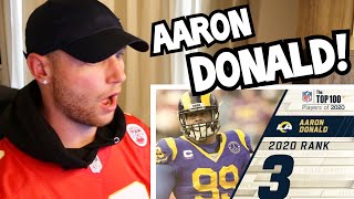 Rugby Player Reacts to AARON DONALD (Los Angeles Rams DT) #3 The NFL Top 100 Players of 2020!