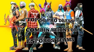 TOP 50 PRO DRESS COMBINATION FOR ESPORT TEAMS || BEST DRESS COMBINATION FOR TOURNAMENT Yᴇᴀsʜᴀ Gᴀᴍᴇʀ