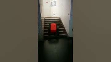 IMAXBOT Tracked Robot Climbing stairs