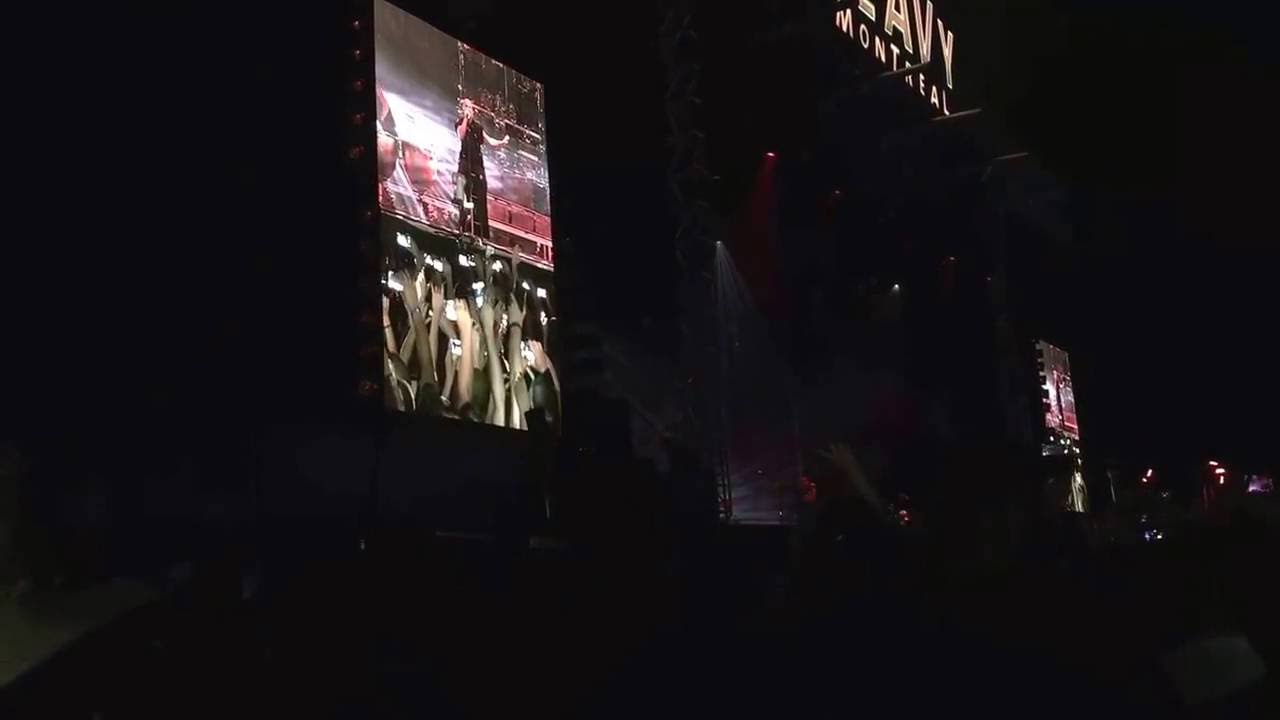 leopard print Disturbed - Sound of Silence - Heavy Montreal 2016