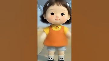 Doll Became Cute Baby Ai Generated Squid Game #squidgame #viral  #viralvideo