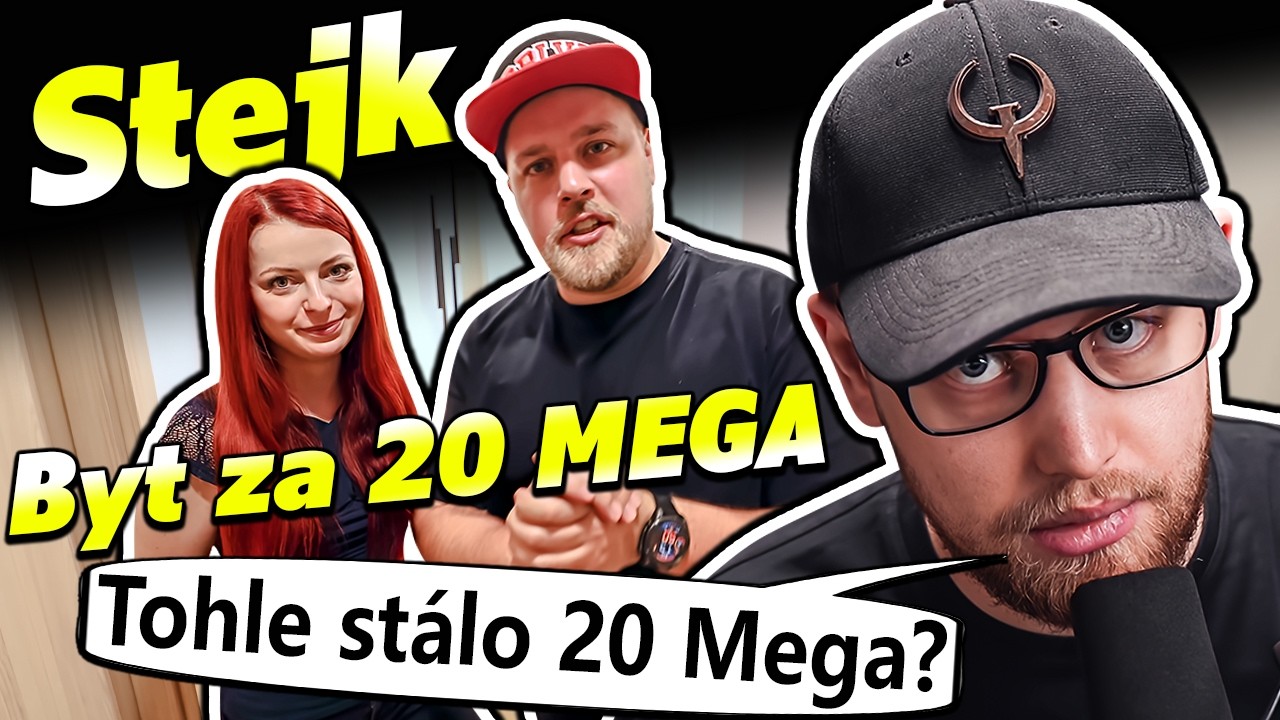 Reakce na Stejkův Byt za 20 Mega - K čemu má 4 Televize?