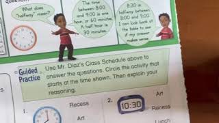 Telling Time on a Schedule