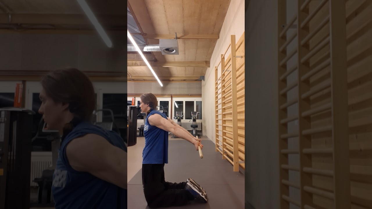 Stick shoulder extension, pronated, iso YouTube
