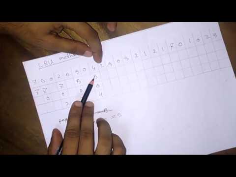 Least Recently Used (LRU) Page Replacement - So Simple Even Your Kids Can Do It  [Bangla Tutorial ]