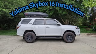 4Runner Yakima Skybox Install Fitting with Timberline Towers