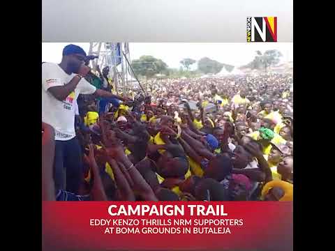 UgandaDecides2026 Eddy Kenzo Thrills NRM Supporters At Boma Grounds Butaleja