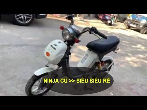 Xe Đạp Điện Màu Trắng - xe đạp điện nijia cũ - màu trắng - ắc quy siêu khỏe