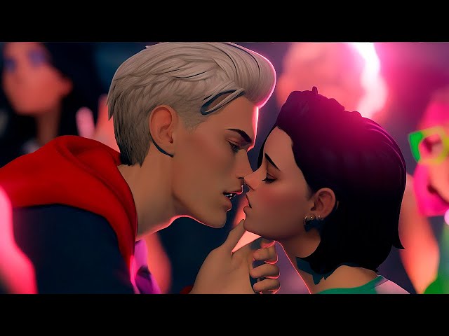 KISSING GAME 💋 SIMS 4 class=
