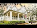 Southern living  gorgeous white farmhouse floor plan home tour