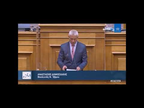 Σύνοψη ομιλίας 2'17'' επί του ν/σ του Υπουργείου Μετανάστευσης