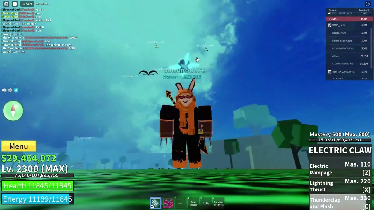 『Pro Player VS Pro Player Max bounty (30M) Players』Bounty Hunt l Roblox