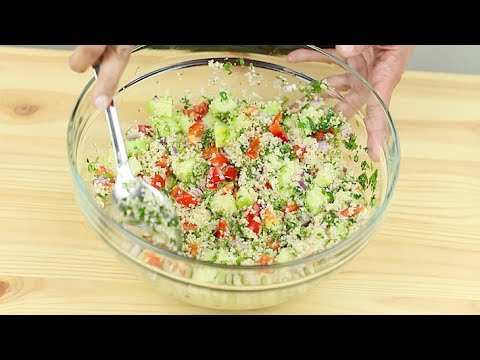 Couscous Salad | Healthy and Easy | Vegetables | Herbs