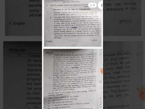 english Preboard cbse