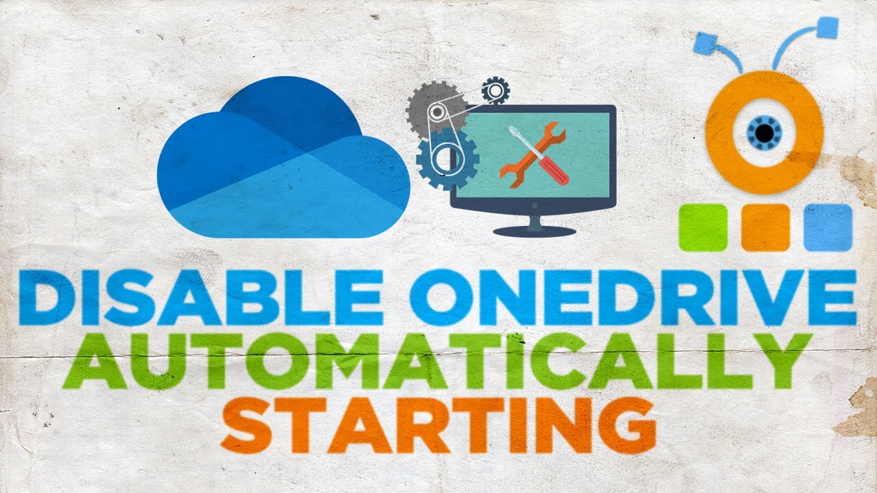 How to Disable Onedrive Automatically Starting in Windows 10 - YouTube
