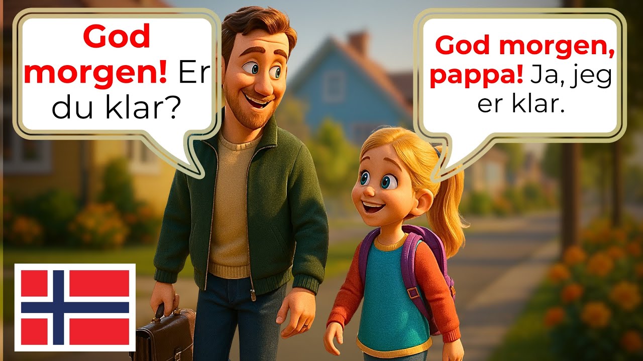 🇳🇴 Норвежский за 15 ежедневных прогулок | A1-A2 | Учите норвежский быстро